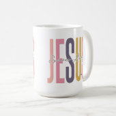 Jesus saves always コーヒーマグカップ (正面右)