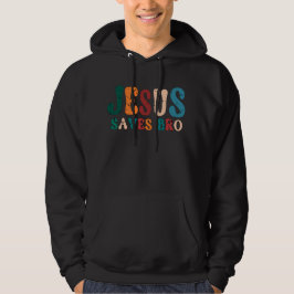 JESUS SAVES BRO VINTAGE RETRO パーカ