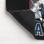 Jesus Saves Hockey Player Team God Hockey Lovers H マウスパッド (コーナー)