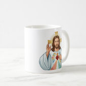 Jesus segnet Dich コーヒーマグカップ (正面右)