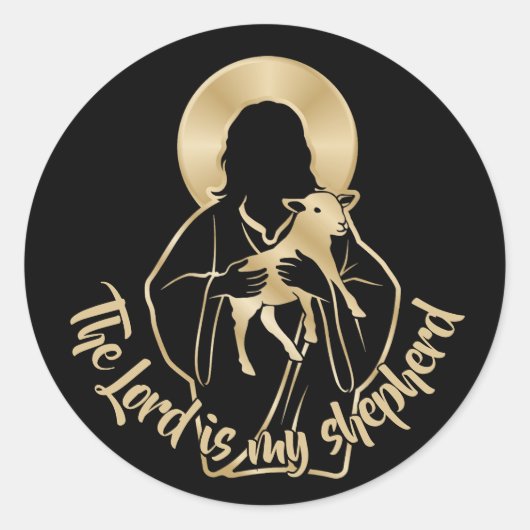 Jesus Shepherd ラウンドシール (正面)
