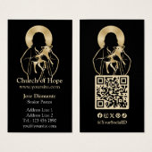 Jesus Shepherd Vertical Business Card (正面&裏面)