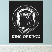 Jesus silhouette King of kings キャンバスプリント (インサイチュ (ウッドフロア))