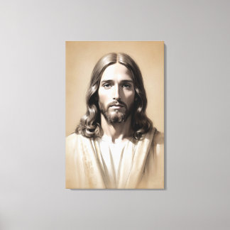 Jesus sketch 6 キャンバスプリント