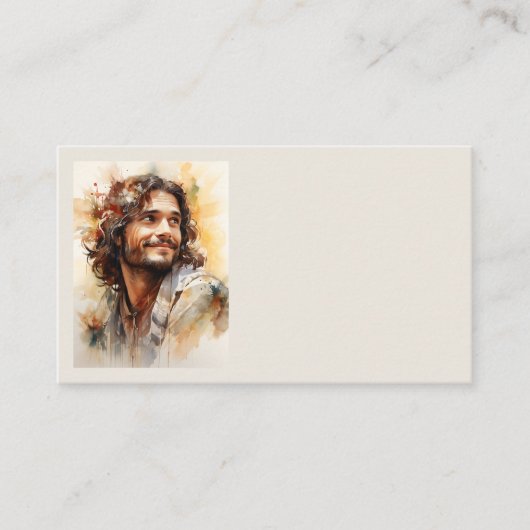 Jesus Smiling Business Card 名刺 (正面)