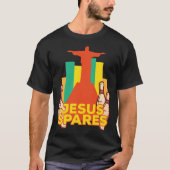 Jesus Spares Bowling Team Christian Tシャツ (正面)