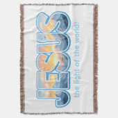 Jesus Sunrise スローブランケット (正面縦)