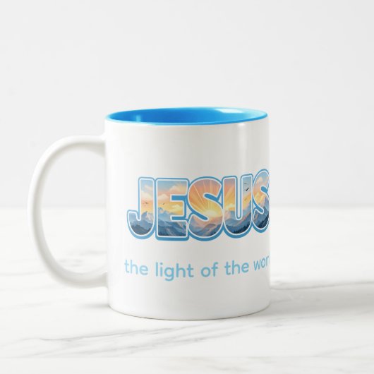 Jesus Sunrise ツートーンマグカップ (左)