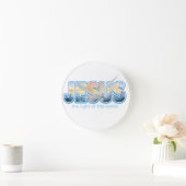 Jesus Sunrise ラウンド壁時計 (ホーム)