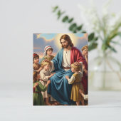 Jesus Surrounded by Children シーズンポストカード (スタンド正面)