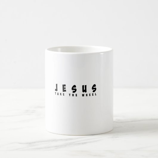 Jesus Take The Wheel コーヒーマグカップ (中央)