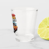 Jesus Take the Wheel Vintage Muscle Car ショットグラス (右)