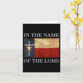 Jesus Texas Christian  カード (黄色い花)