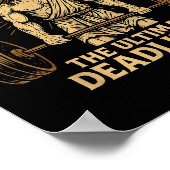 Jesus The Deadlifter Christian Fitness  ポスター (角)