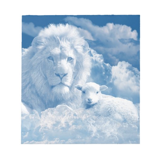 JESUS THE LAMB AND JESUS THE LION ノートパッド (正面)