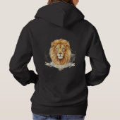 Jesus – The Lion of Judah | Christian Hoodie パーカ (裏面)