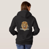 Jesus – The Lion of Judah | Christian Hoodie パーカ (裏面フル)