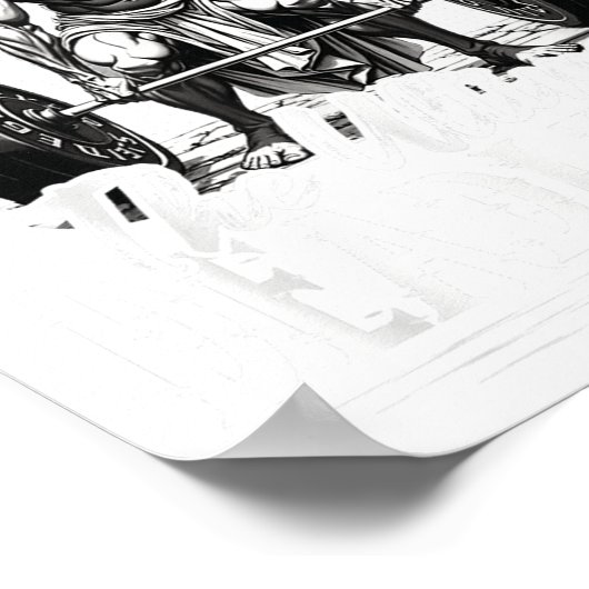 Jesus The Ultimate Deadlifter Jesus Deadlifting Ch ポスター (角)