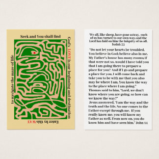 Jesus the WAYプロファイルカード