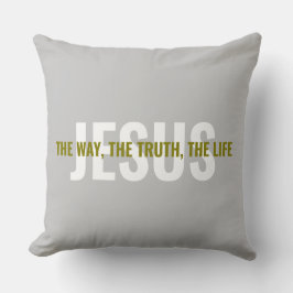Jesus: The Way, The Truth, And The Life クッション