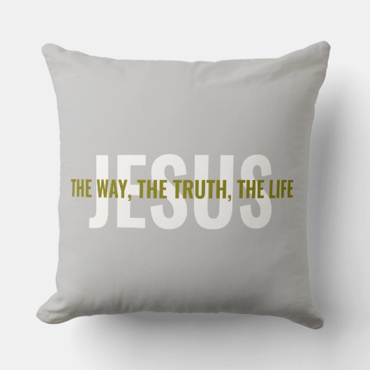 Jesus: The Way, The Truth, And The Life クッション (正面)