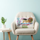 Jesus The Way ,The Truth. Life! Lion Of Judah ランバークッション (椅子)