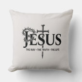 Jesus the way, the truth, the life! クッション (正面)