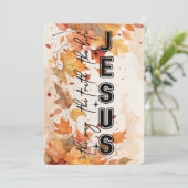Jesus the Way the Truth the Life Autumn Design シーズンカード (スタンド正面)