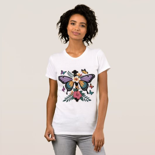 Jesus [Theme] Camiseta Feminina Fé Brasil Presente Tシャツ (正面フル)