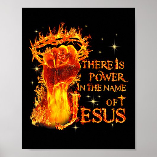 Jesus There Is Power In The Name Of Jesus Christia ポスター (正面)