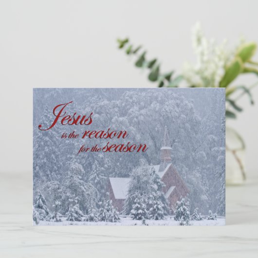 Jesus this season - Yosemite Chapel in Snowstorm (スタンド正面)