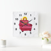 Jesus Time スクエア壁時計 (ホーム)