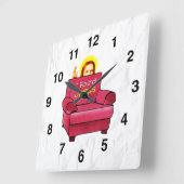 Jesus Time スクエア壁時計 (傾斜)