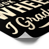 Jesus Took The Wheel I Graduated Christian Graduat ポスター (角)