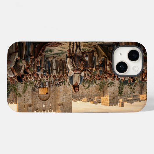Jesus Triumphal Entry Palm Christian iPhone Case Case-Mate iPhoneケース (裏面 (横))