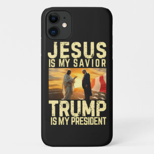 Jesus Trump - 主イエスは私の主なる救い主 iPhone 11 ケース