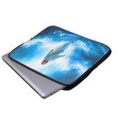 Jesus Walking in the Ocean Laptop Case/Protector ラップトップスリーブ (正面下部)