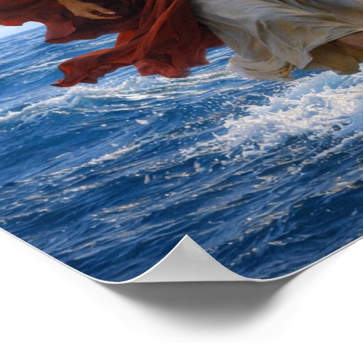 Jesus Walking on Water ポスター (角)