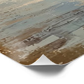 Jesus walks on the water in white clothes ポスター (コーナー)