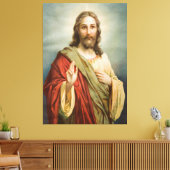 Jesus Wall art キャンバスプリント (インサイチュ (リビング))