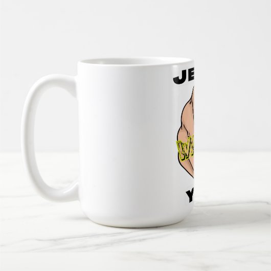 Jesus Wants You Christian Evangelism コーヒーマグカップ (左)