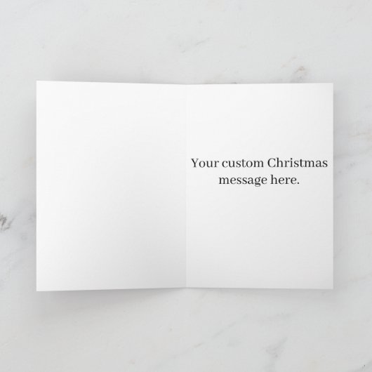 Jesus Was A Palestinian Christmas Custom Message カード (内部)