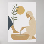 Jesus Washing Feet ポスター (正面)