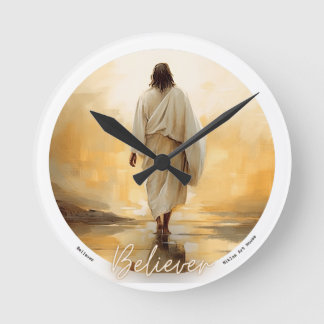 Jesus Watch, Bible, Wall Clock, Christianity ラウンド壁時計