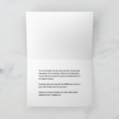 Jesus Wept Greeting Card シーズンカード (内部)