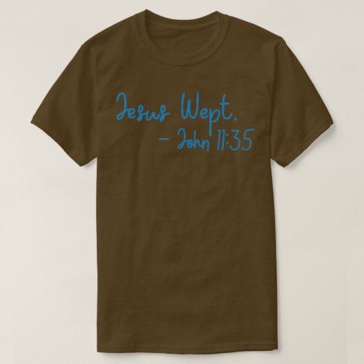 Jesus wept tシャツ (デザイン正面)