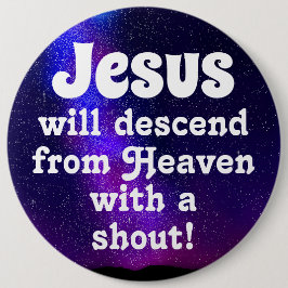 Jesus will descend 缶バッジ
