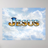 Jesus with Clouds – ポスター (正面)