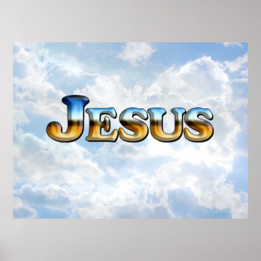 Jesus with Clouds – ポスター (正面)