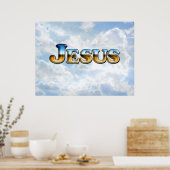 Jesus with Clouds – ポスター (キッチン)